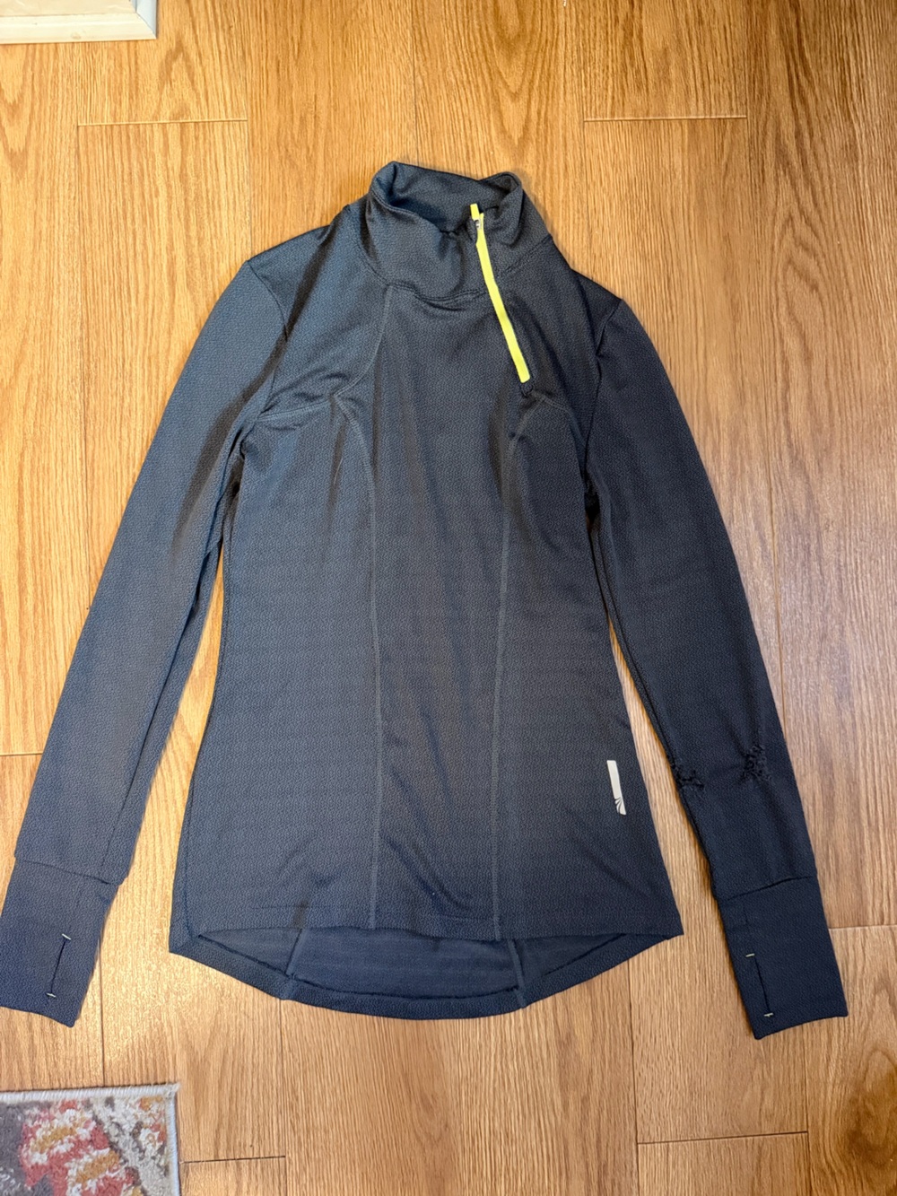 Women’s Marika Tek Black Performance Jacket with Reflective Trim and thumb holes